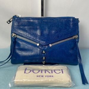 Botkier Blue Leather Cross Body Bag
